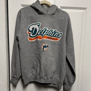 NFL Gray Miami Dolphins Apparel Hoodie